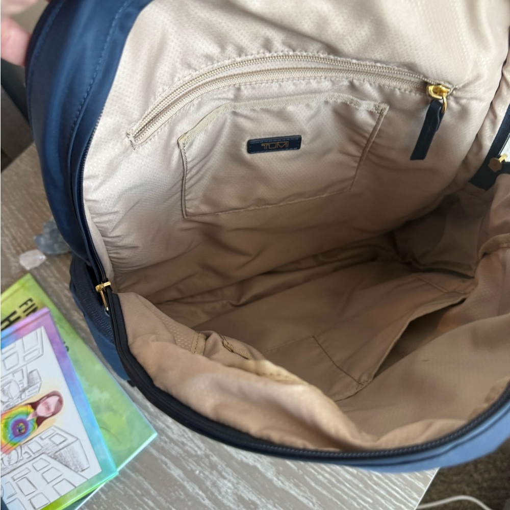 TUMI Men's Deep Blue Backpack - Picture 3 of 4